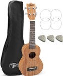 Theodore T-SU01 Soprano Ukulele Pack, Mahogany