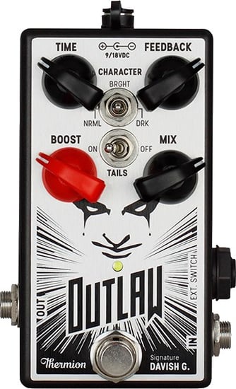 Thermion Outlaw Delay Boost Pedal