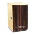 World Rhythm CAJ2NB Cajon with Adjustable Snare, Black