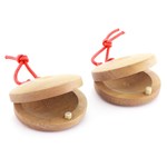 Tiger CAS14 Wooden Castanets, Natural