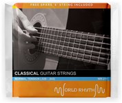 World Rhythm WR-211 Classical Guitar Strings,﻿ 3 Pack﻿