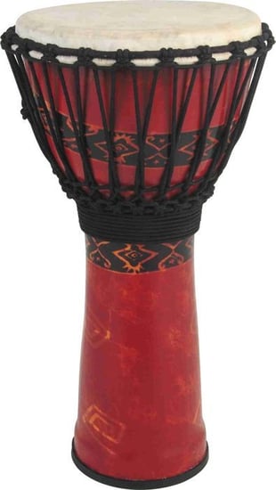 Toca Synergy Freestyle Rope Tuned Djembe (10in, Bali Red)