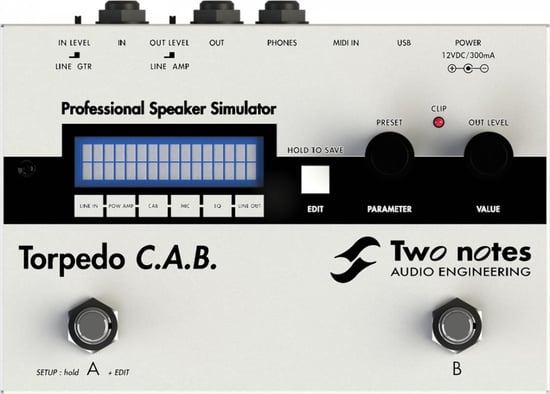 Two Notes Audio Engineering Torpedo Cab Simulator