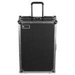 UDG FlightCase Multi Format XXL + Laptop Hard Case, Trolley/Wheels, Silver