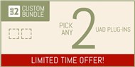 Universal Audio Custom 2 Bundle - Choose Any 2 UAD Plugins