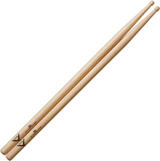 Vater Hickory 8A Wood Tip Drumsticks