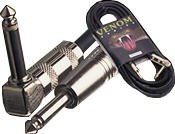 Venom Sidewinder 20FT Angled to Straight Guitar Lead