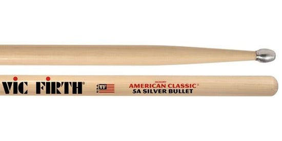 Vic Firth American Classic 5A Silver Bullet Aluminum Tip Drumsticks