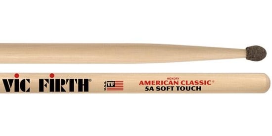Vic Firth American Classic 5A Soft Touch Felt Tip Drumsticks