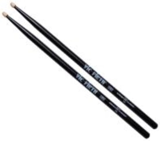 Vic Firth American Classic 5A Wood Tip Drumsticks (Black)