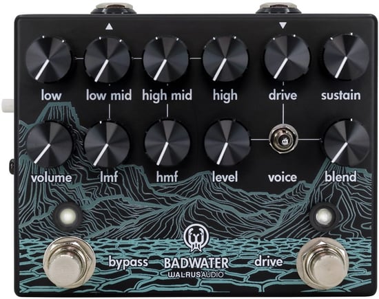 Walrus Audio Badwater Bass Pre-Amp & DI Pedal