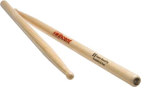 Wincent Hickory RoundTip 55 Fusion Wood Tip Drumsticks