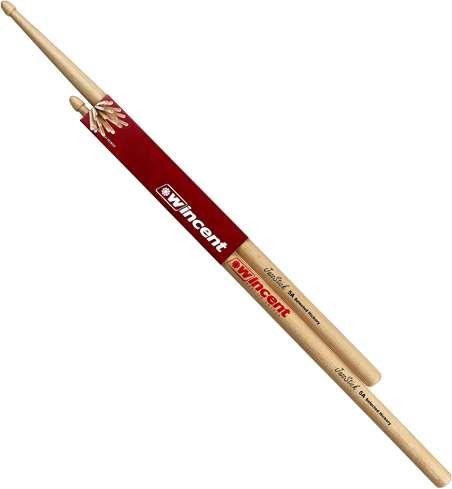Wincent Hickory Standard 5A Jazz Wood Tip Drumsticks