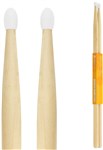 World Rhythm WR-609 Nylon Tip Pair of 5A Maple Drum Sticks