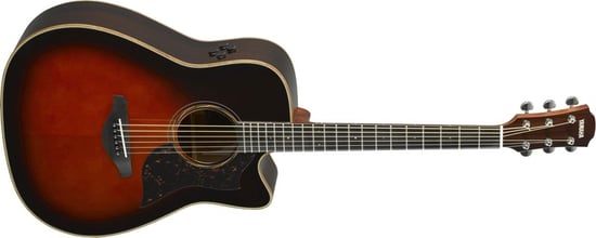 Yamaha A3R ARE Dreadnought Electro Acoustic, Tobacco Brown Sunburst