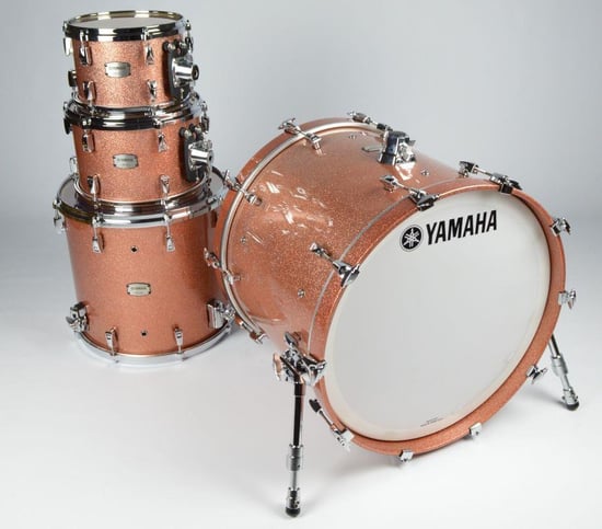 Yamaha Absolute Hybrid Maple Fusion 4 Piece Shell Pack (Pink Champagne Sparkle)