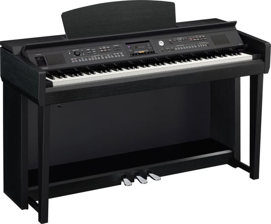 Yamaha Clavinova CVP-605B Digital Piano (Black)