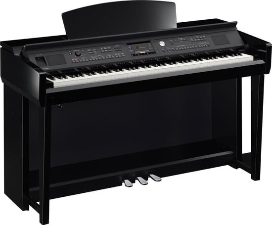 Yamaha Clavinova CVP-605PE Digital Piano (Polished Ebony)