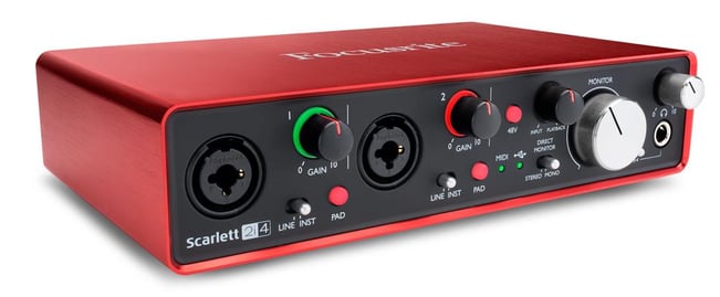 focusrite 2i4 right view 