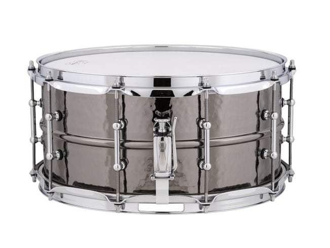 Ludwig Black Beauty 14x6.5 Hammered, Tube Lugs