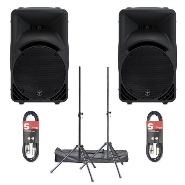 Mackie SRM450 PA Speaker Bundle