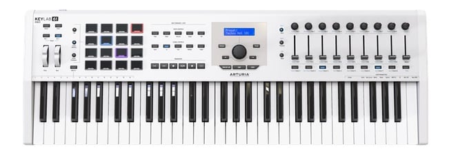 Arturia Keylab MKII 61 Controller Keyboard (White)