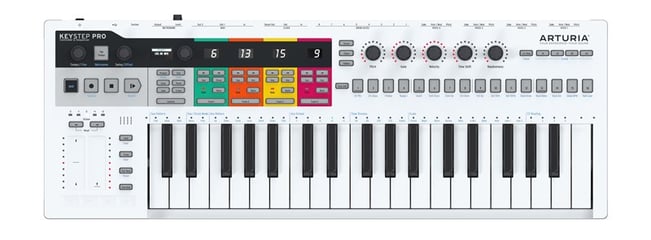 Arturia Keystep Pro Controller , front view