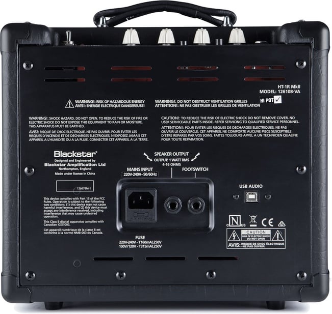 Blackstar HT-1R MkII Combo Rear