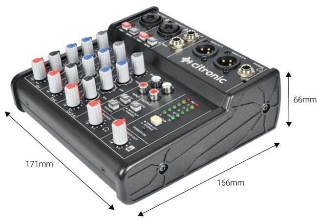 Citronic U-Pad Compact Mixer with USB Interface