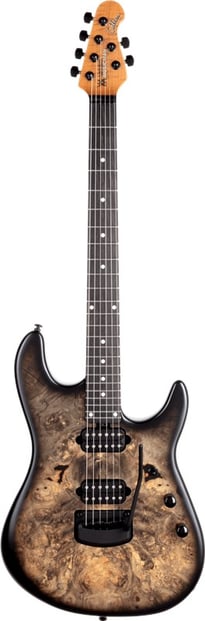 Music Man Jason Richardson Burl Black Burst 2