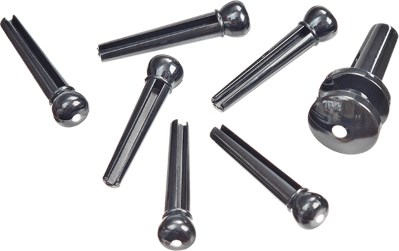 D'Addario Plastic Bridge Pins & End Pin Set