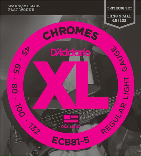 D'Addario ECB81-5 Chromes Main