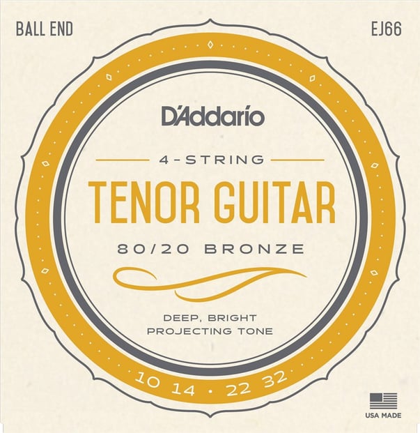 DAddario EJ66 80/20 Bronze Tenor Guitar, 10-32