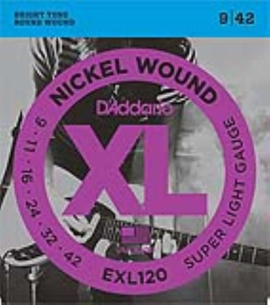 D Addario EXL120 Nickel Super Light 9 42 GAK