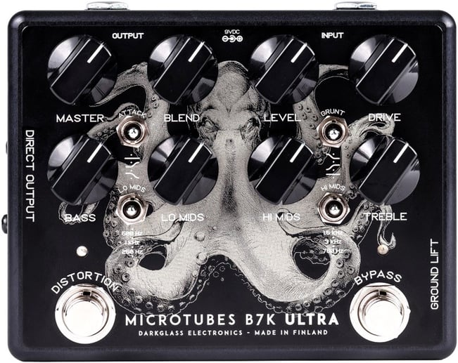 Darkglass Microtubes B7K Ultra LTD Kraken Edition Analog Bass Preamp Pedal