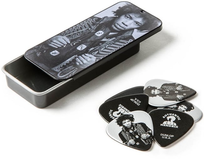 Dunlop Jimi Hendrix Collector Picks and Tin Main