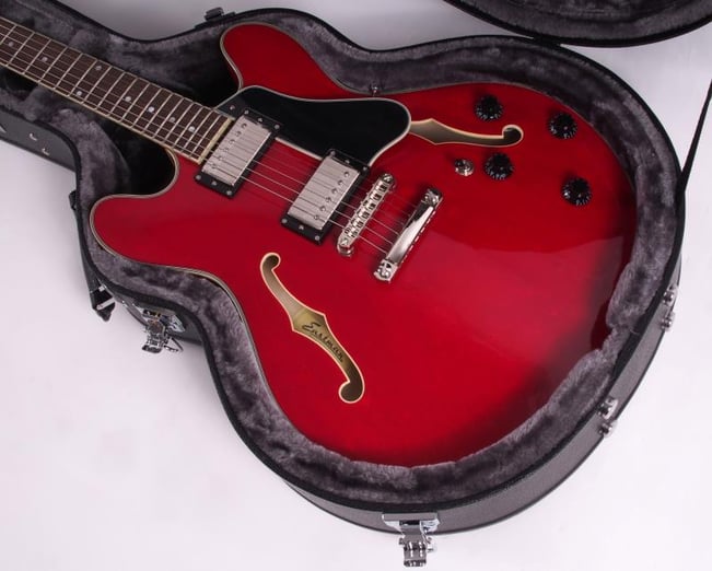 Eastman T386 Center Block Thinline Red Case 1