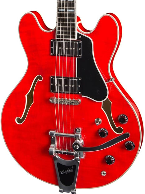 Eastman T486B Center Block Thinline, Red