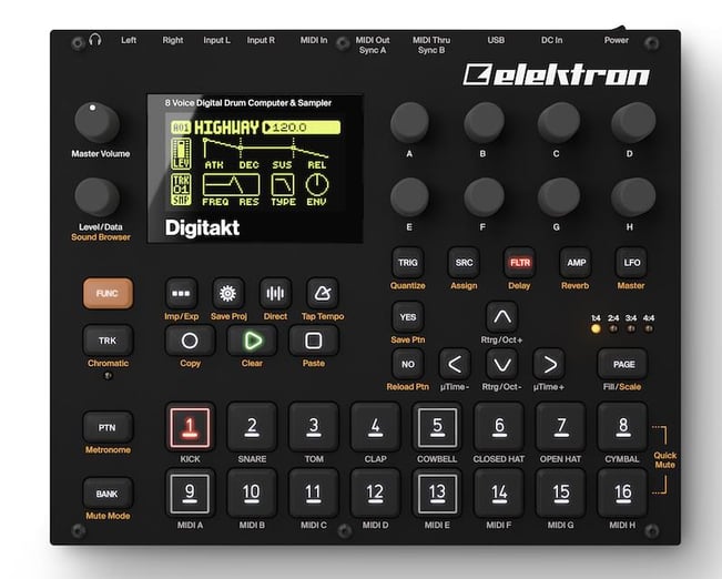 Elektron Digitakt Drum Machine And Sampler