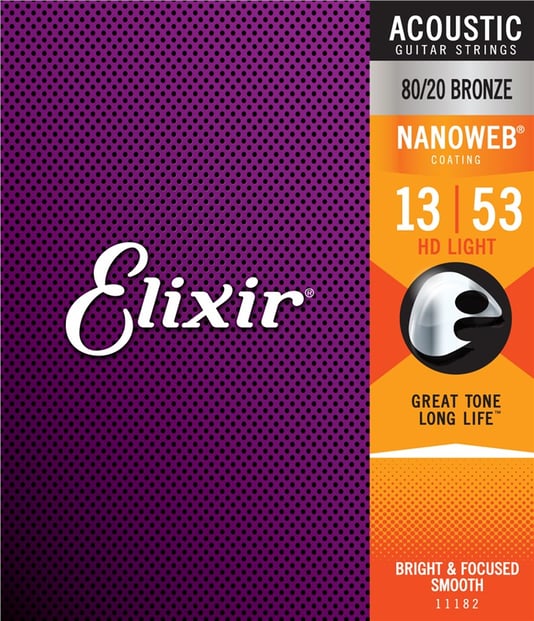 Elixir 11182 80/20 Bronze Nanoweb 1