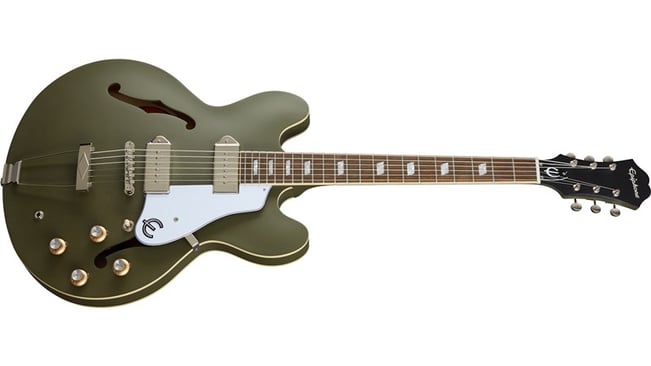 Epiphone Casino Worn Olive Drab