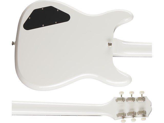 Epiphone Crestwood Custom, Polaris White-Back-Neck