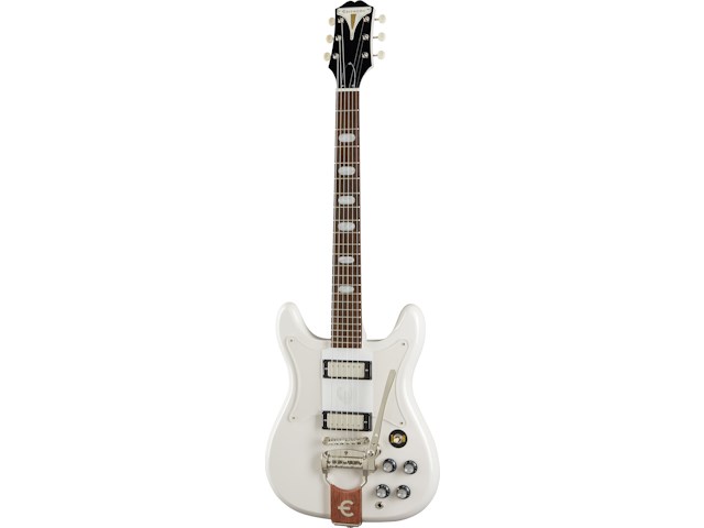 Epiphone Crestwood Custom, Polaris White-Front