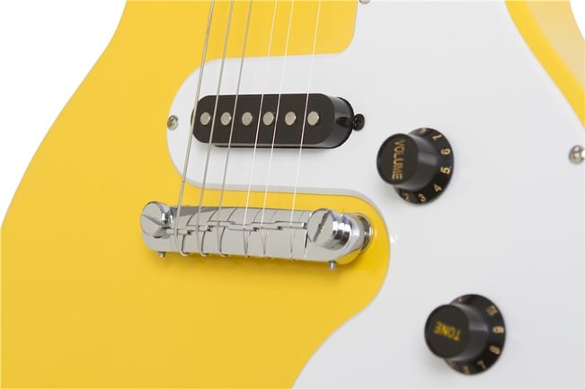 Epiphone Les Paul SL Sunset Yellow bridge