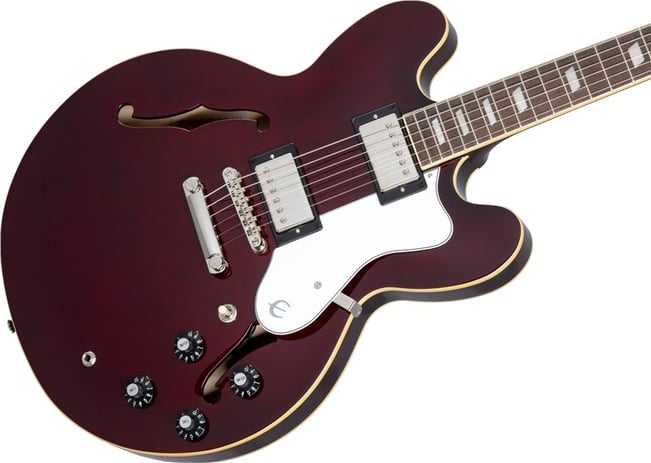 Epiphone Noel Gallagher Riviera Wine Red Tilt