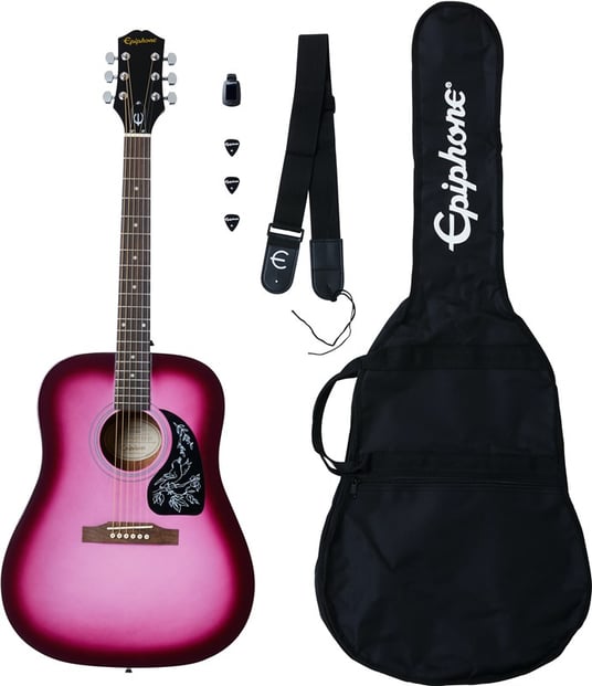 Epiphone Starling Acoustic Pack Pink Set