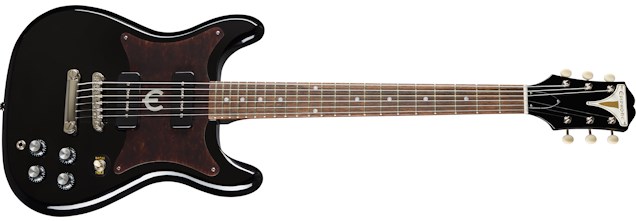 Epiphone Wilshere P90, Ebony-Front