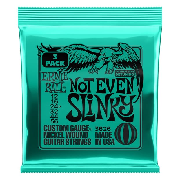 Ernie Ball 3626 Not Even Slinky, 12-56, 3 Pack