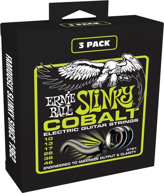 Ernie Ball 3721 Cobalt Regular Slinky 10-46