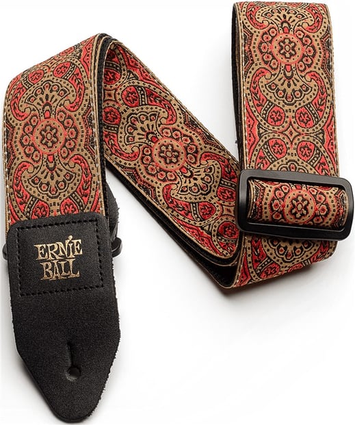 Ernie Ball Jacquard Strap Crimson Paisley